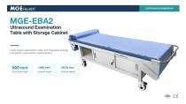 MGE-EBA2 Ultrasound Examination Table with Storage Cabinet-1