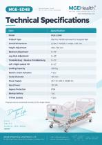 MGE-ED4B Electric Multifunctional ICU Hospital Bed-3