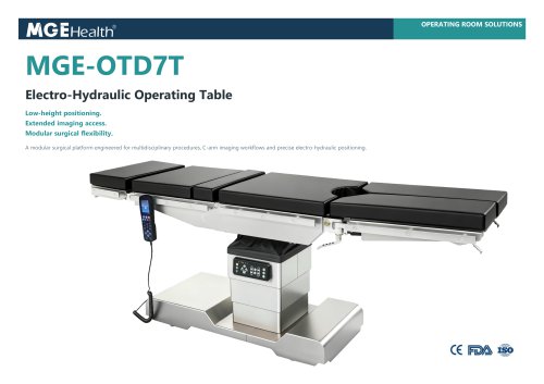 MGE-OTD7T Electro-Hydraulic Operating Table