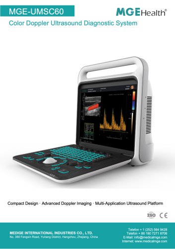 MGE-UMSC60 Color Doppler Ultrasound Diagnostic System