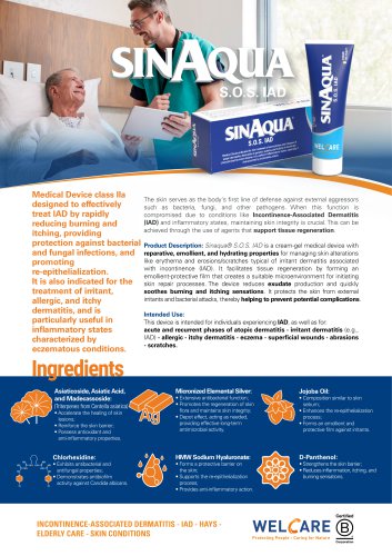 Sinaqua&reg; S.O.S. IAD