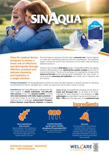Sinaqua&reg; Wipes/Gloves
