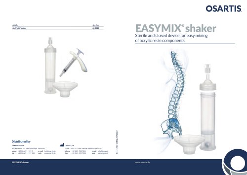 EASYMIX&reg; shaker