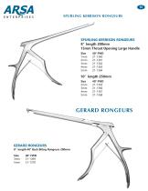 Arsa Enterprises Spinal Rongeurs-15