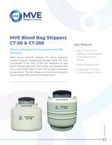 MVE Blood Bag Shippers CT-50 & CT-250-1