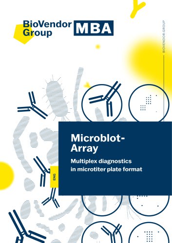 MicroblotArray Multiplex diagnostics in microtiter plate format