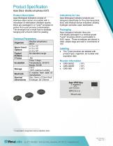 Apex Discs- Bacillus atrophaeus 9372-1