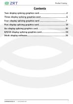 Multi-display Graphics Card Catalogue-2