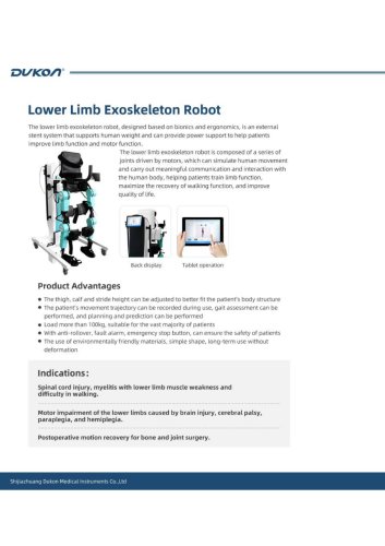 Gait rehabilitation system DK-EXOR-01