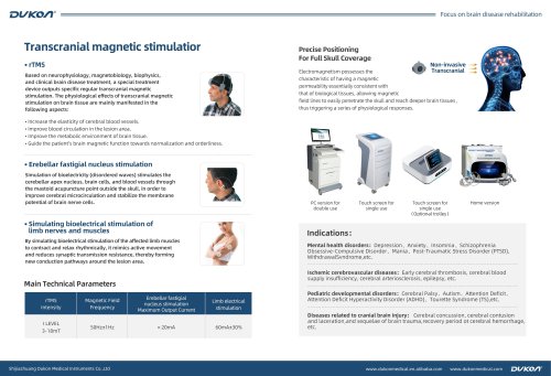 Magnetic transcranial magnetic stimulator NK-IA04J