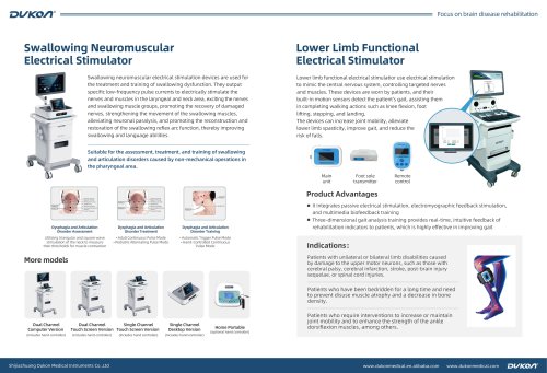 Physiotherapy pharyngeal electric stimulator DK-801C