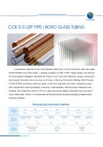 FOUR STARS COE 5.0 USP TYPE I BORO GLASS TUBING-1
