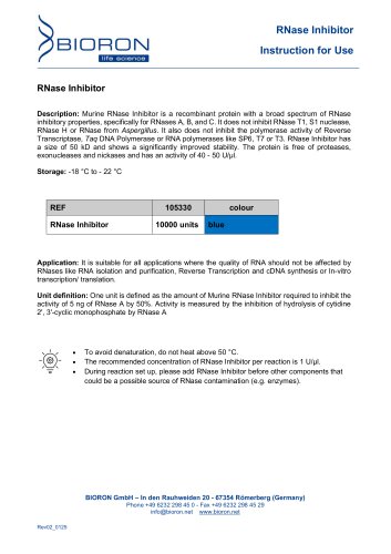 RNase Inhibitor 