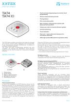 Datasheet TA74 / TA74 IO-1