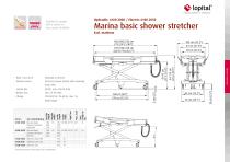 Marina basic shower trolley hydraulic-7