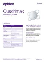 Quadrimax Aspheric one piece IOL-1