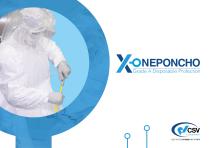 X-ONEPONCHO disposable protection from grade B to A-1