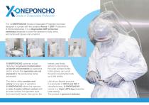X-ONEPONCHO disposable protection from grade B to A-2