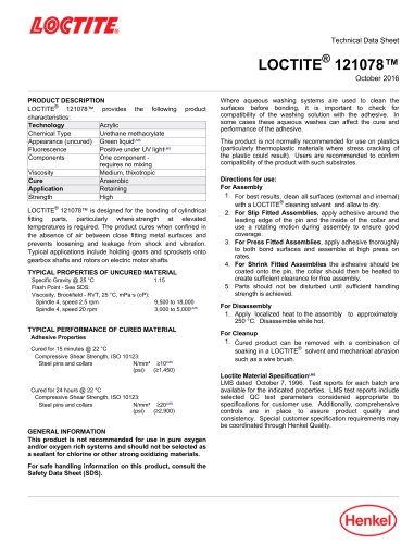LOCTITE® 121078™