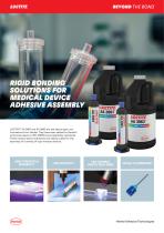 RIGID BONDING SOLUTIONS FOR MEDICAL DEVICE ADHESIVE ASSEMBLY-1