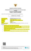 Indonesia Registration Certificate NS-2