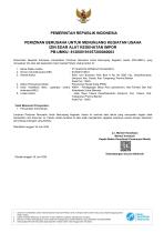 Indonesia Registration Certificate TD-1