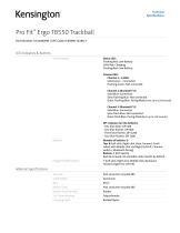 Pro Fit™ Ergo TB550 Trackball-5