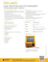 MD-490S  DUAL TRACER GAS LEAK TEST INSTRUMENT-2