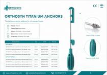 ARTHROSCOPY CATALOG ORTHOSYN 2026-3