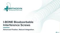 I-BONE BIOABSORBABLE SCREWS by ORTHOSYN-1