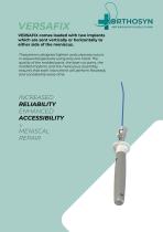 MENISCAL REPAIR SYSTEM VERSAFIX CATALOG-1