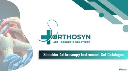 Shoulder Arthroscopy Set by ORTHOSYN