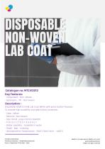 DISPOSABLE NON-WOVEN LAB COAT-1