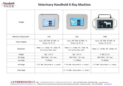 Veterinary Handheld X-Ray Machine