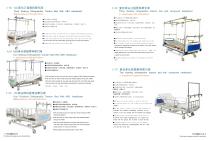 Three shaking orthopaedics traction bed with compound headboard-1