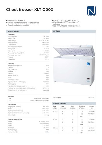 Chest freezer XLT C200