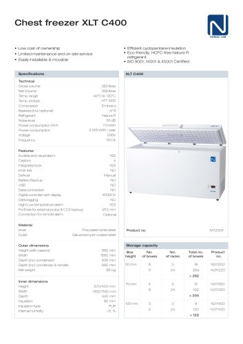Chest freezer XLT C400