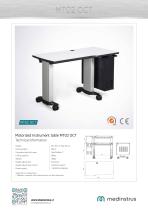 Motorized instrument table MT01;MT02;MT02OCT - 2