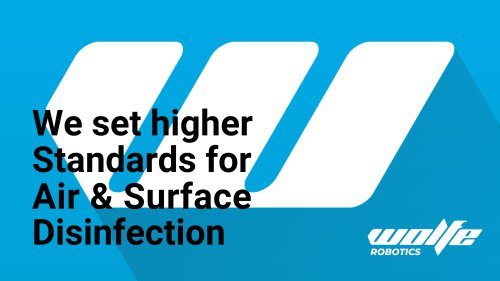 Wolf-e Robotics - We set Higher Standards for Air & Surface Disinfection