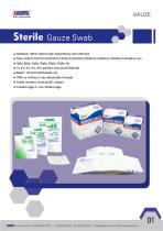 Cotton gauze compress SA13F4416-5S-2