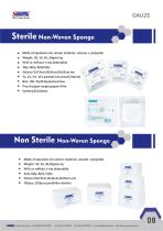 Cotton gauze compress SA13F4416-5S-9