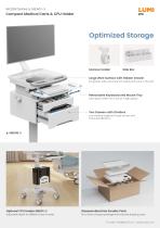 MED08 Series & MEA01-3-Compact Medical Carts & CPU Holder-3