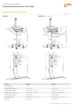 MED08 Series & MEA01-3-Compact Medical Carts & CPU Holder-4