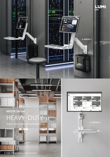 MED10 Series HEAVY-DUTY Wall-Mounted Workstations (Business Version)
