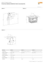MED13 & MEA03 Series Economy Modular Medical Carts & Accessories-4