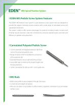 EDEN™ SPINAL FIXATION SYSTEM(MIS)-2