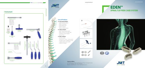 EDEN™ Spinal TLIF PEEK Cage System