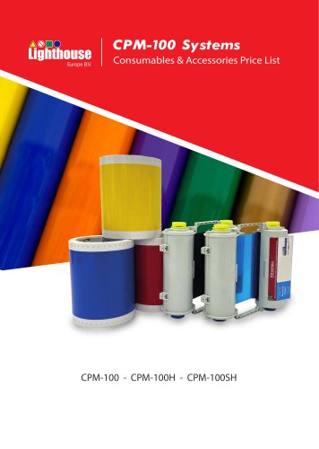 CPM-100 / CPM-100H / CPM-100SH - Consumables Pricelist