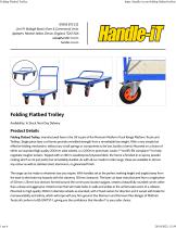 Folding Flatbed Trolley-1