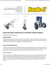 Heavy Duty Stair Climbing Sack Truck With Tilt Back Support-1